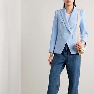 Veronica Beard Miller Dickey Jacket - Ice Blue